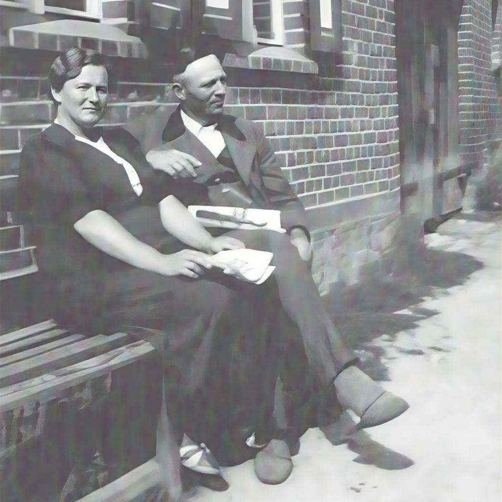 Oma Pauline und Opa Paul Ziemann bearbeitet
